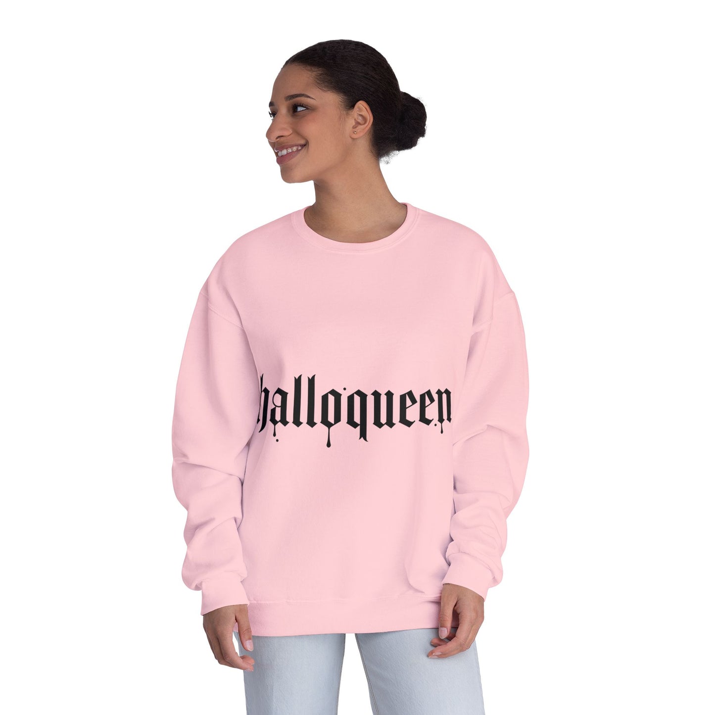 HalloQueen Gothic Crewneck Sweatshirt – Halloween Graphic Pullover