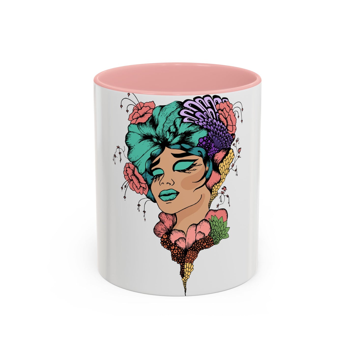 Two-Tone Accent Ceramic Mug | 11oz & 15oz | 9 Colors
