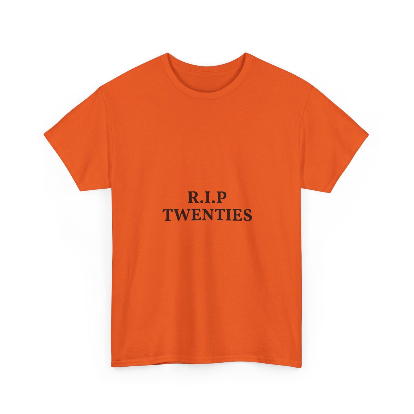 T-Shirt — R.I.P. Twenties Minimalist Retro Typography Tee
