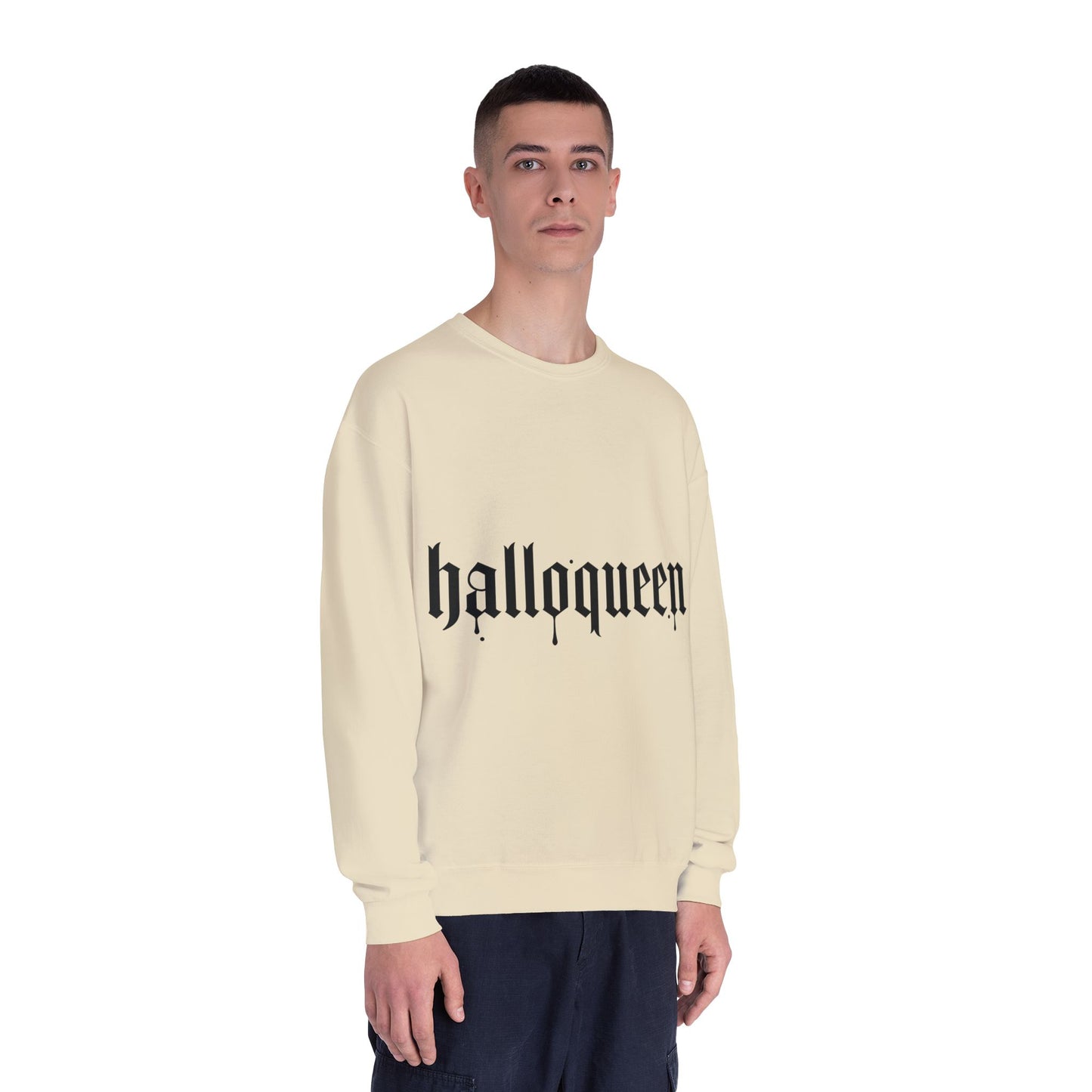 HalloQueen Gothic Crewneck Sweatshirt – Halloween Graphic Pullover