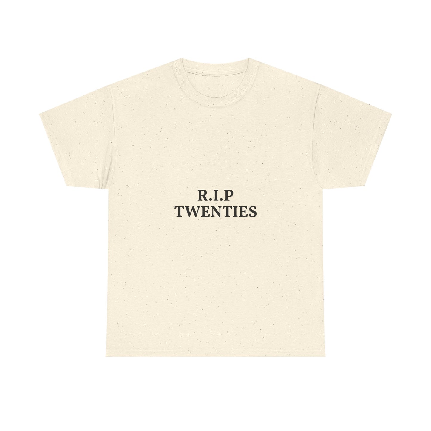 T-Shirt — R.I.P. Twenties Minimalist Retro Typography Tee