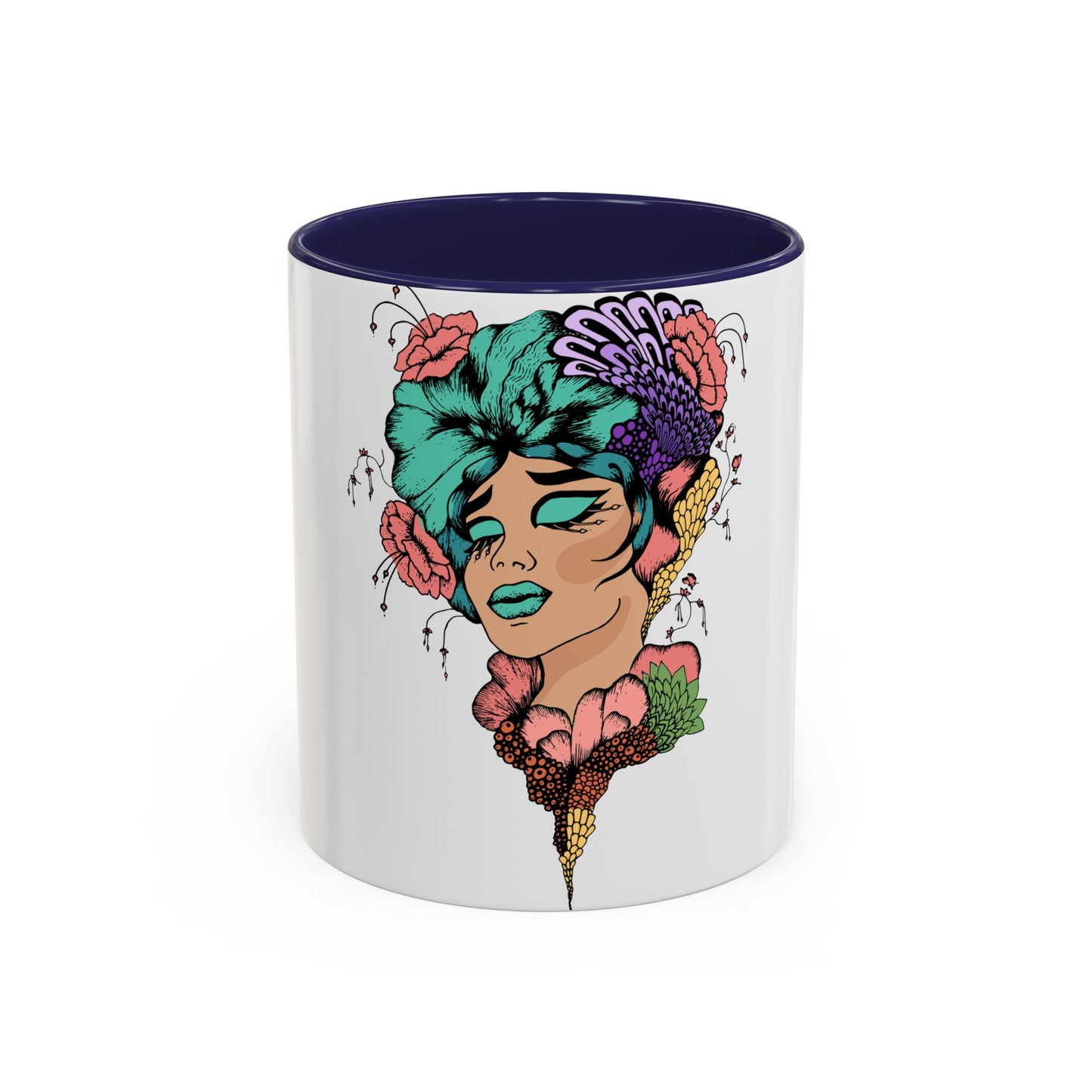 Two-Tone Accent Ceramic Mug | 11oz & 15oz | 9 Colors
