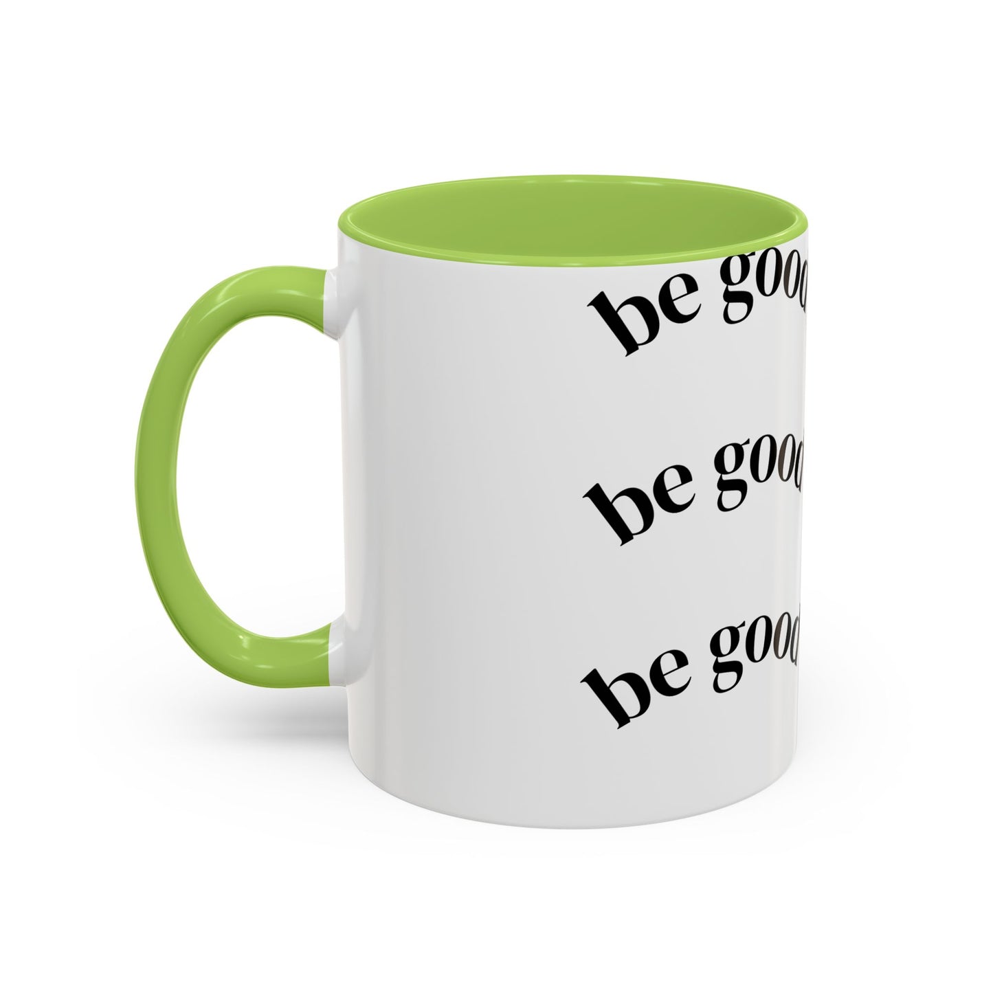 Do Good Pattern Accent Coffee Mug – Inspirational Black & White Ceramic Mug (11/15 oz)