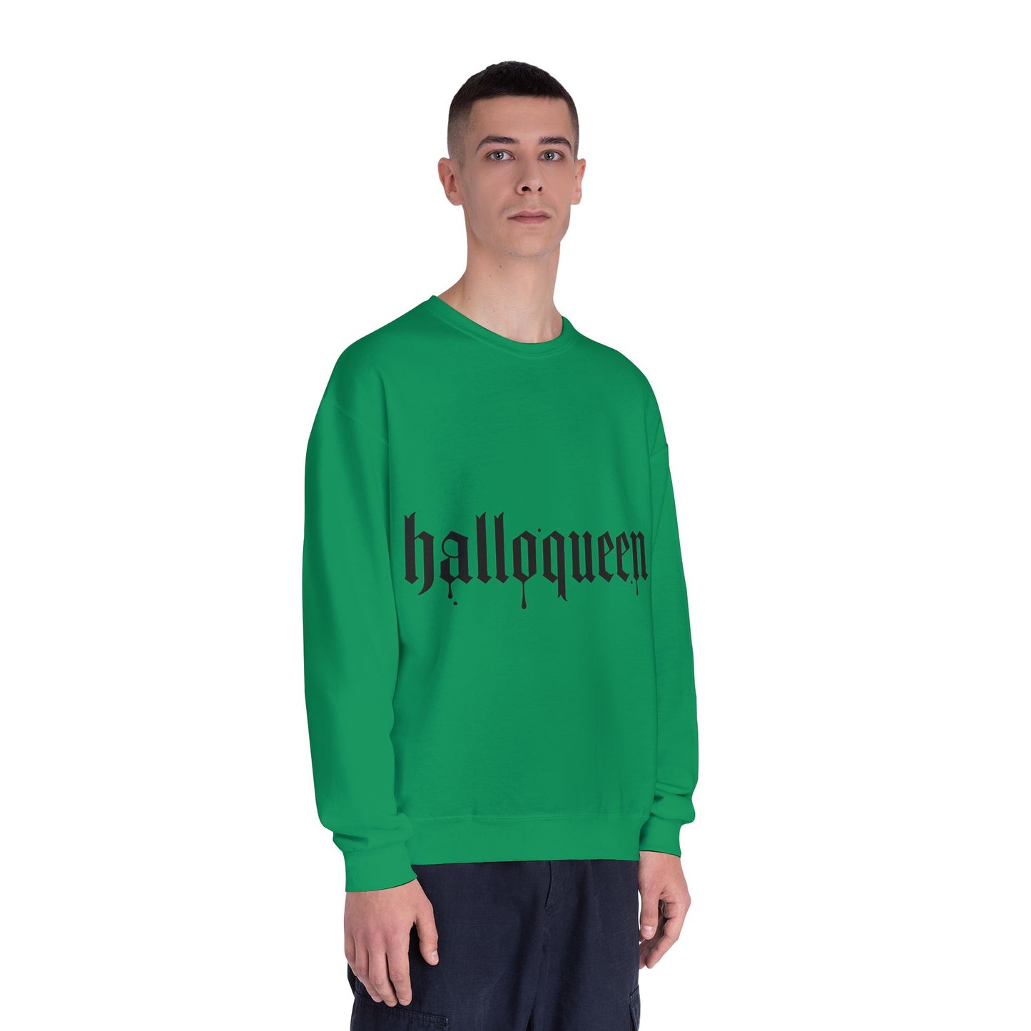 HalloQueen Gothic Crewneck Sweatshirt – Halloween Graphic Pullover
