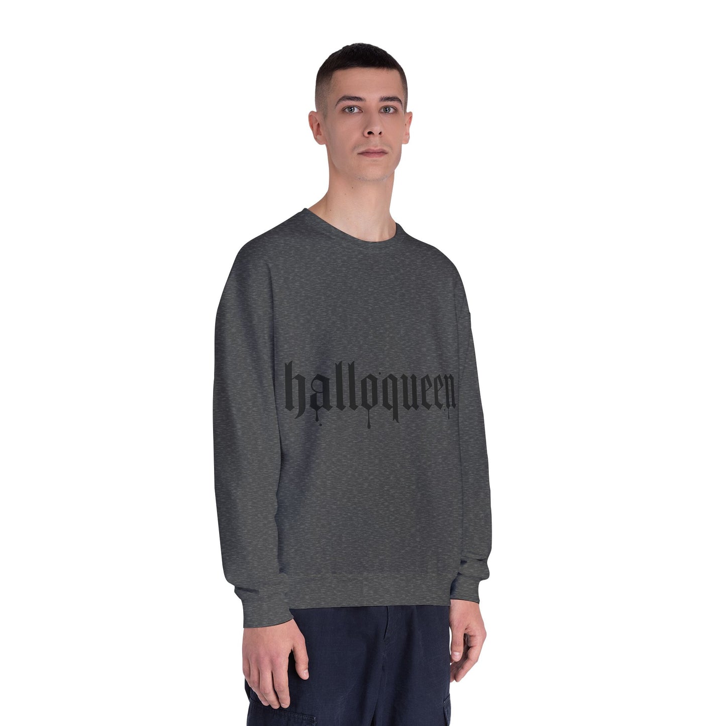 HalloQueen Gothic Crewneck Sweatshirt – Halloween Graphic Pullover