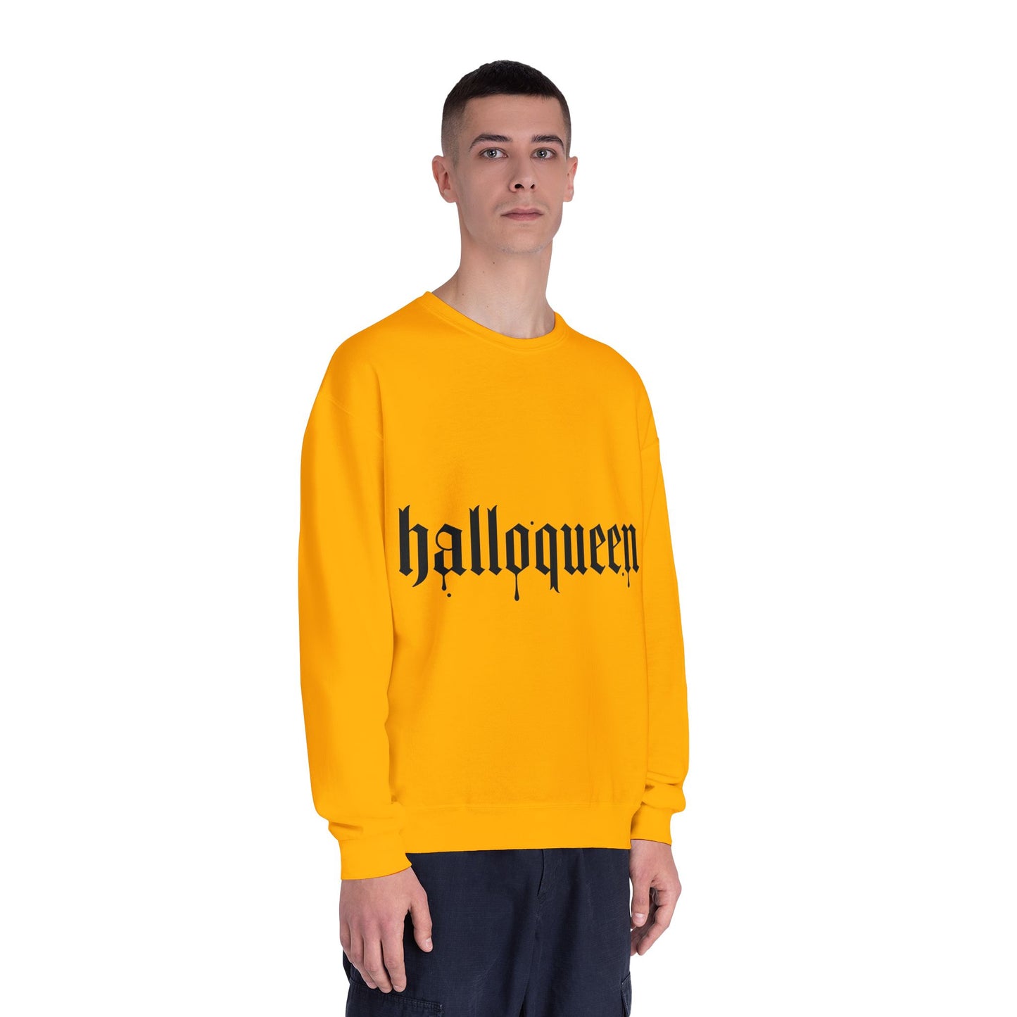 HalloQueen Gothic Crewneck Sweatshirt – Halloween Graphic Pullover