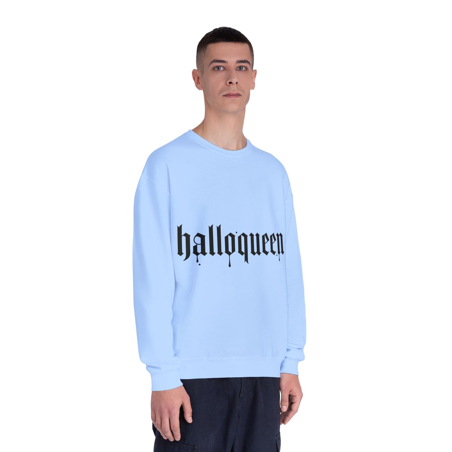 HalloQueen Gothic Crewneck Sweatshirt – Halloween Graphic Pullover