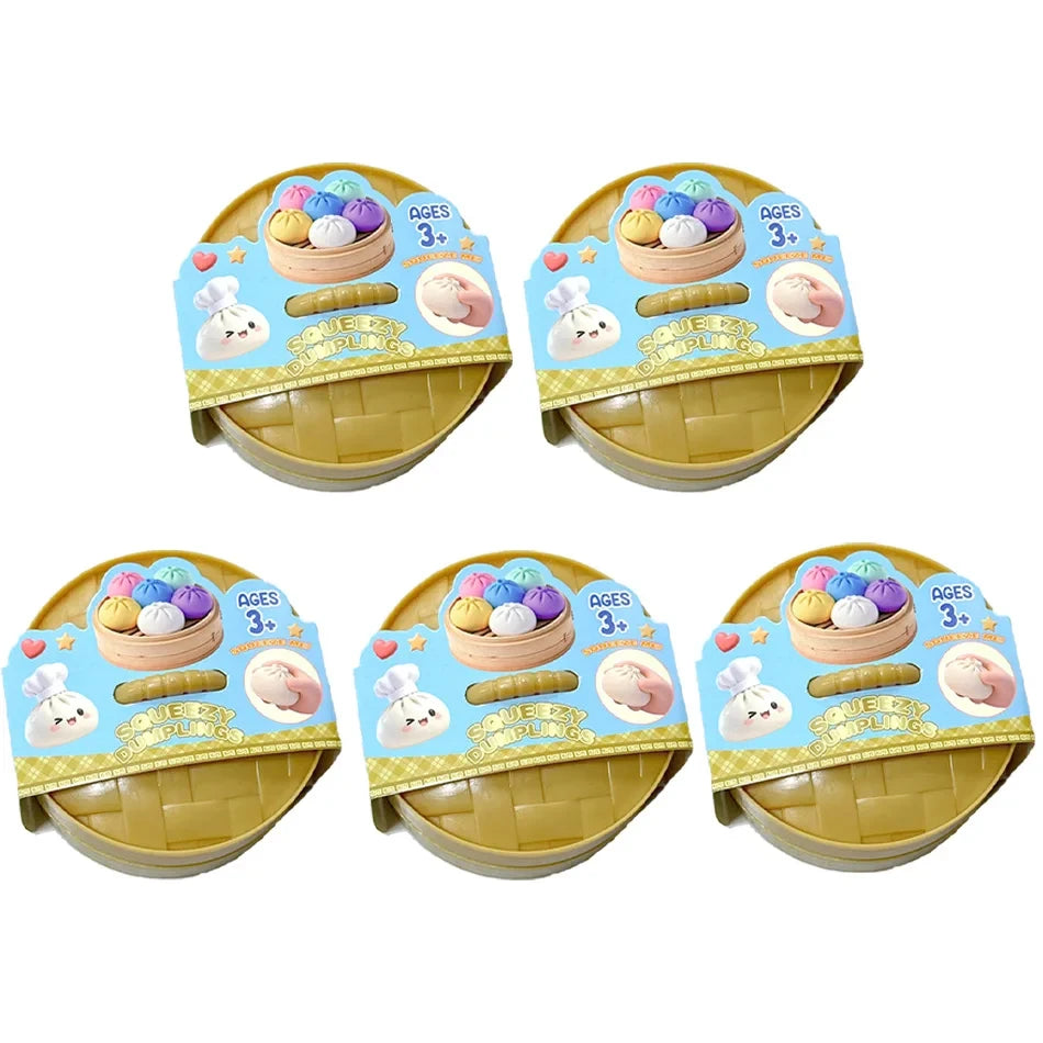 Glitter Dumpling Squishy Toy – Satisfying Sensory Fidget for Stress Relief