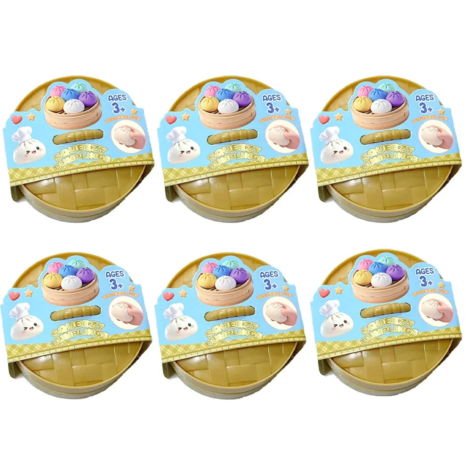 Glitter Dumpling Squishy Toy – Satisfying Sensory Fidget for Stress Relief