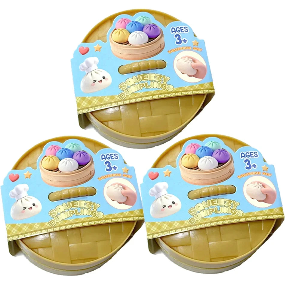 Glitter Dumpling Squishy Toy – Satisfying Sensory Fidget for Stress Relief