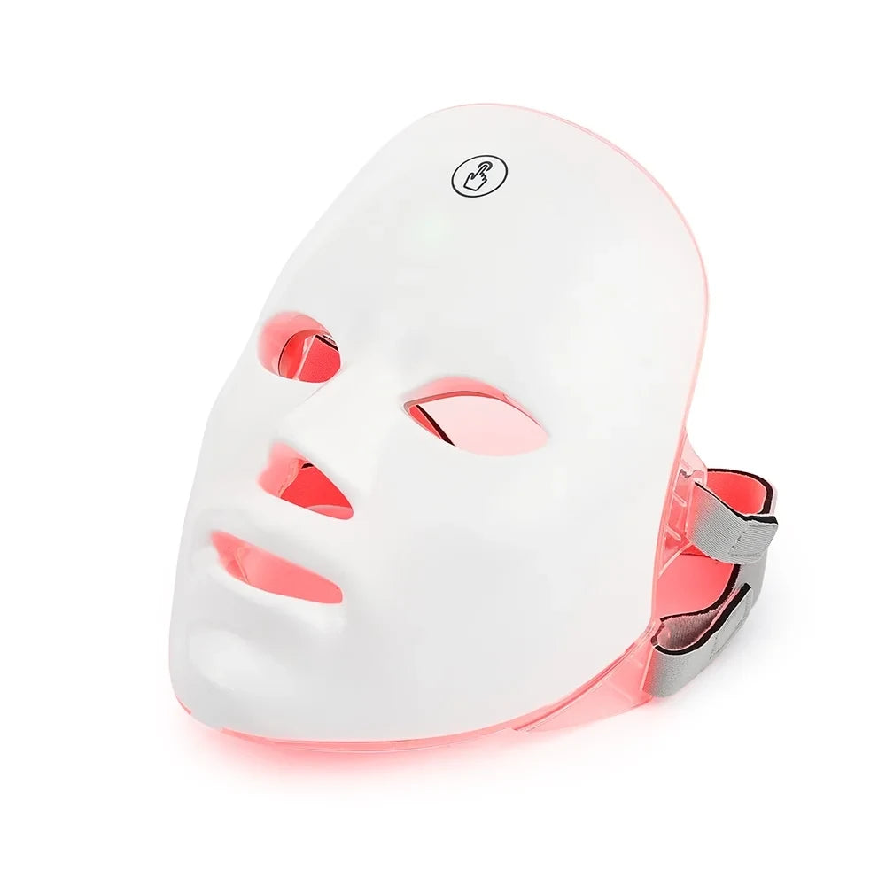 Rechargeable LED Photon Facial Mask – At-Home Light Therapy for Glowing Skin