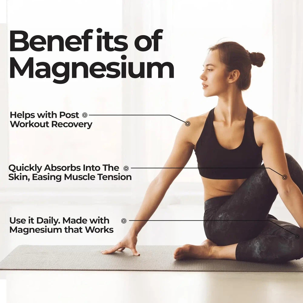 Pure Magnesium Oil Spray – Soothing Muscle Relief & Better Sleep