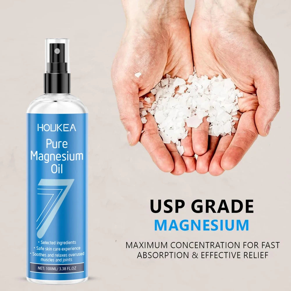 Pure Magnesium Oil Spray – Soothing Muscle Relief & Better Sleep