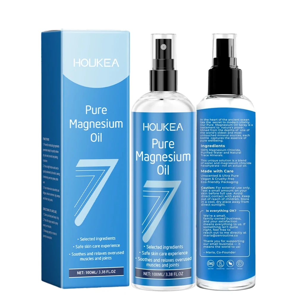 Pure Magnesium Oil Spray – Soothing Muscle Relief & Better Sleep