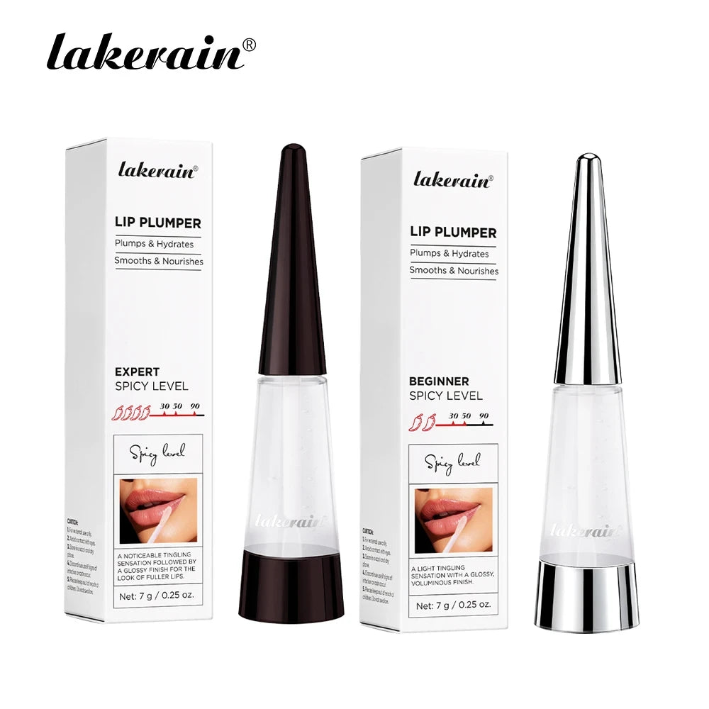 Lakerain Hydrating Lip Plumper – High-Shine Gloss & Voluminous Fuller Lips