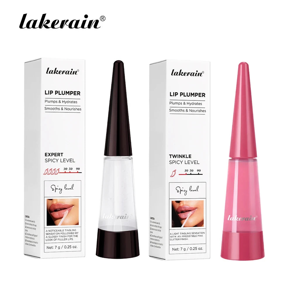 Lakerain Hydrating Lip Plumper – High-Shine Gloss & Voluminous Fuller Lips