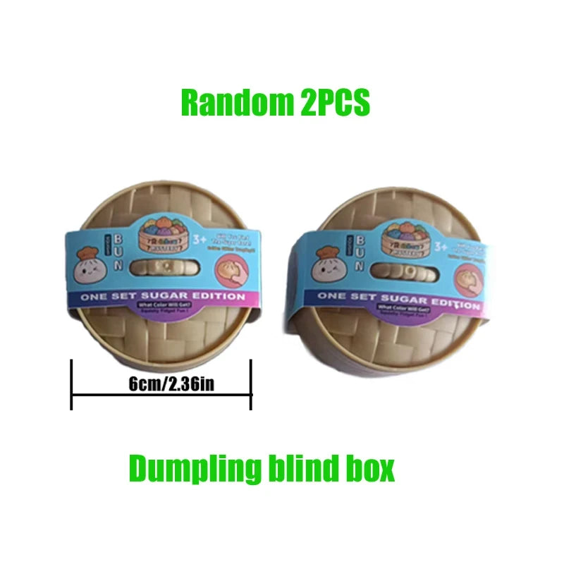 Dumpling Stress Relief Squishy Toy – Soft Sensory Fidget for Desk & On-the-Go