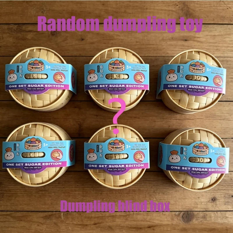 Dumpling Stress Relief Squishy Toy – Soft Sensory Fidget for Desk & On-the-Go