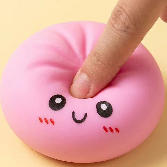 Dumpling Stress Relief Squishy Toy – Soft Sensory Fidget for Desk & On-the-Go