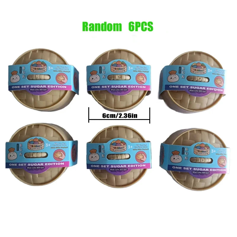 Dumpling Stress Relief Squishy Toy – Soft Sensory Fidget for Desk & On-the-Go
