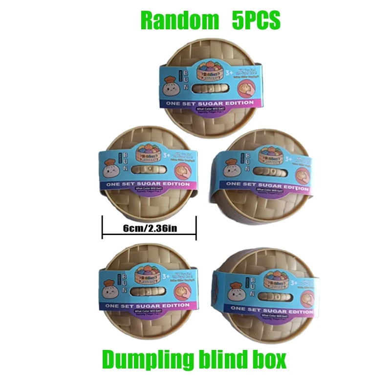 Dumpling Stress Relief Squishy Toy – Soft Sensory Fidget for Desk & On-the-Go