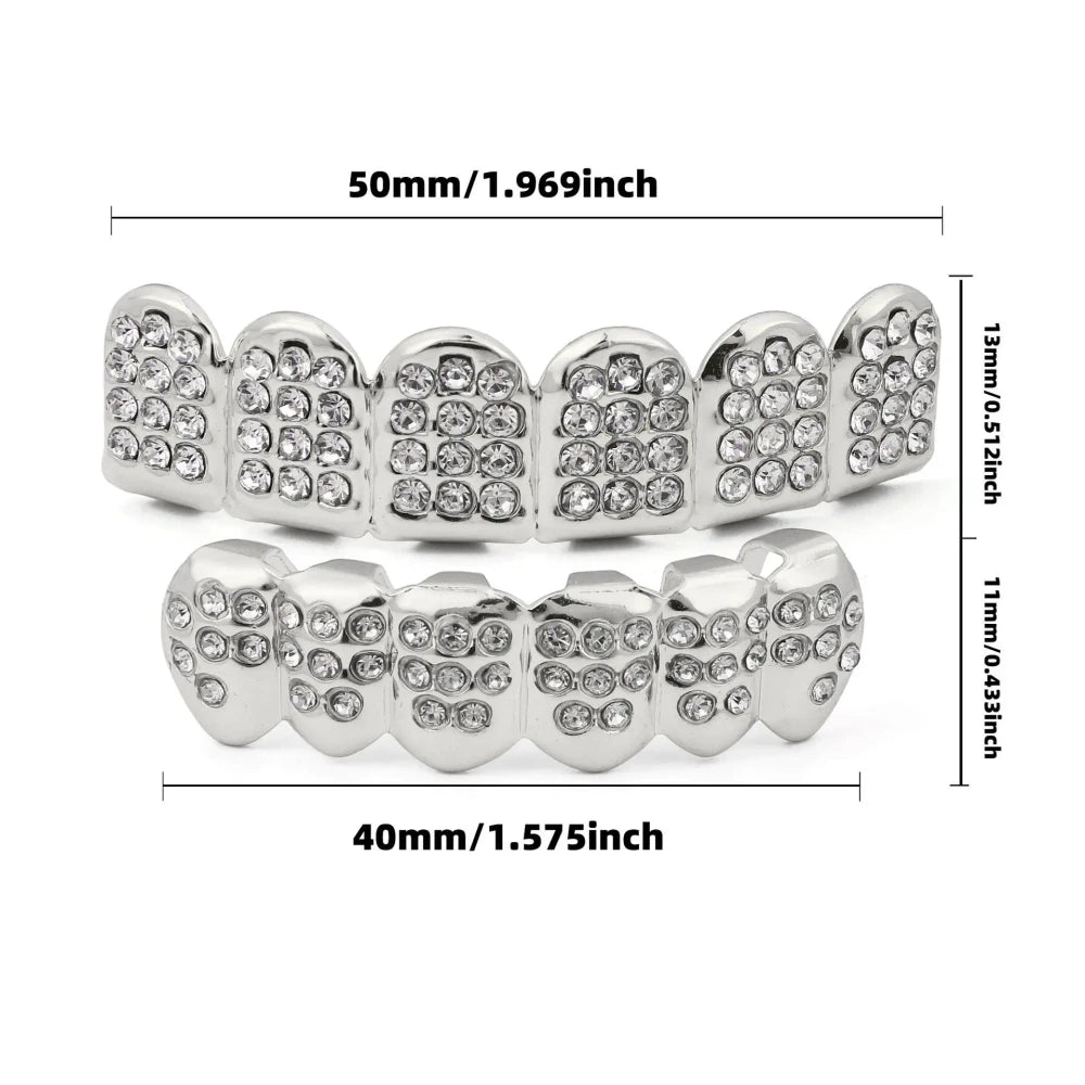 Diamond Encrusted Hip Hop Grillz