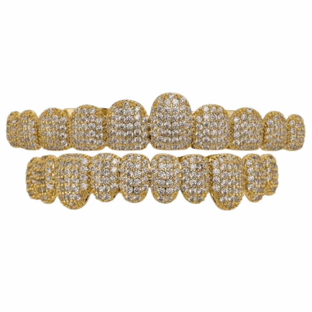 Sparkling Hip Hop Teeth Grillz Set
