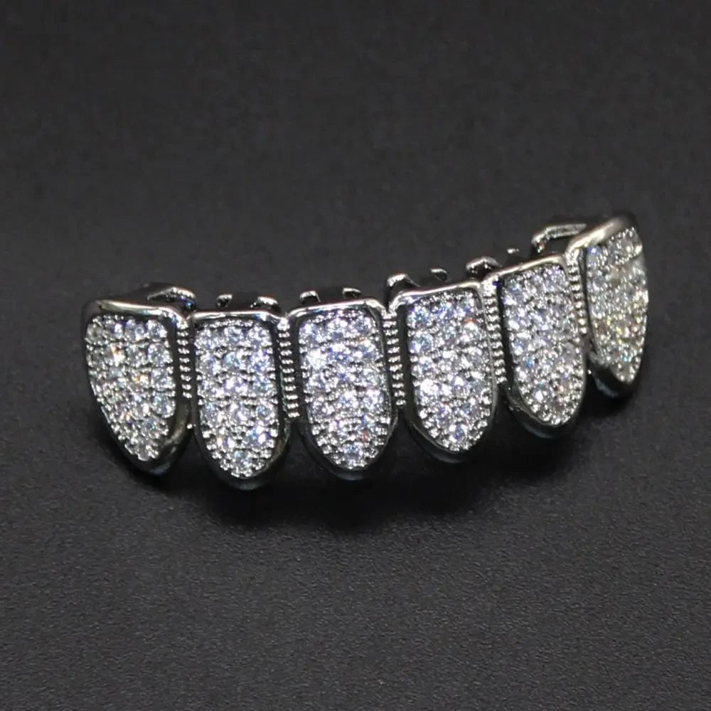Sparkling Hip Hop Teeth Grillz Set