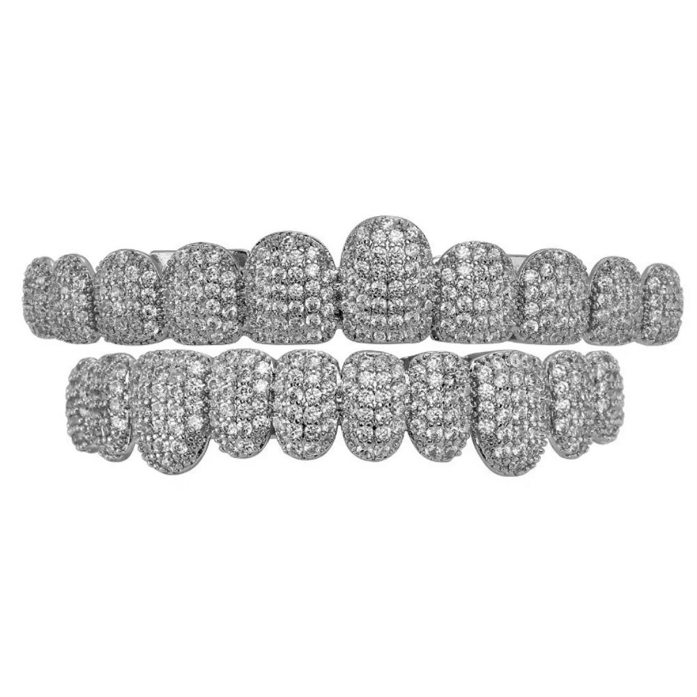 Sparkling Hip Hop Teeth Grillz Set