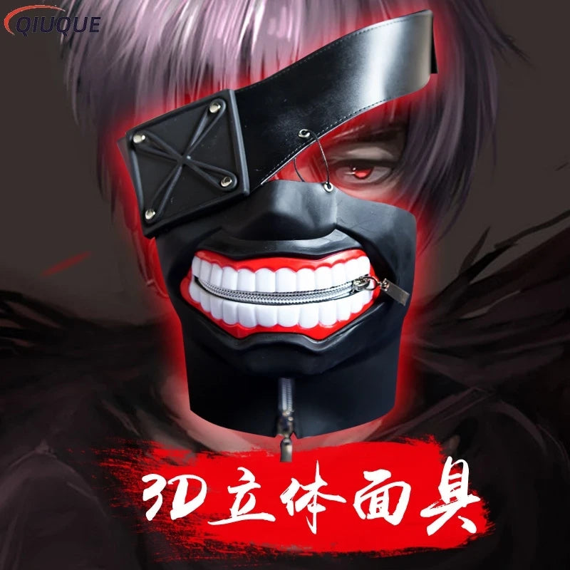 Kaneki Ken Cosplay Mask – Iconic Tokyo Ghoul Anime Prop