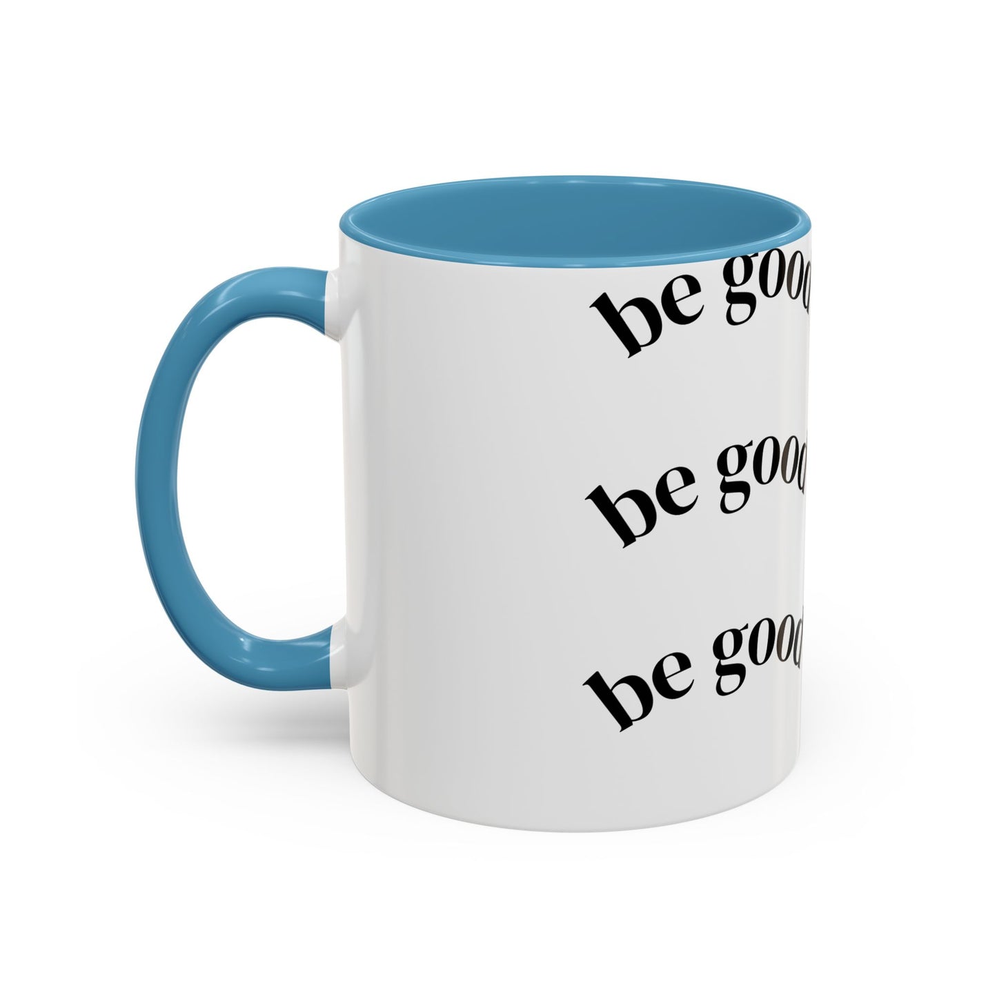 Do Good Pattern Accent Coffee Mug – Inspirational Black & White Ceramic Mug (11/15 oz)