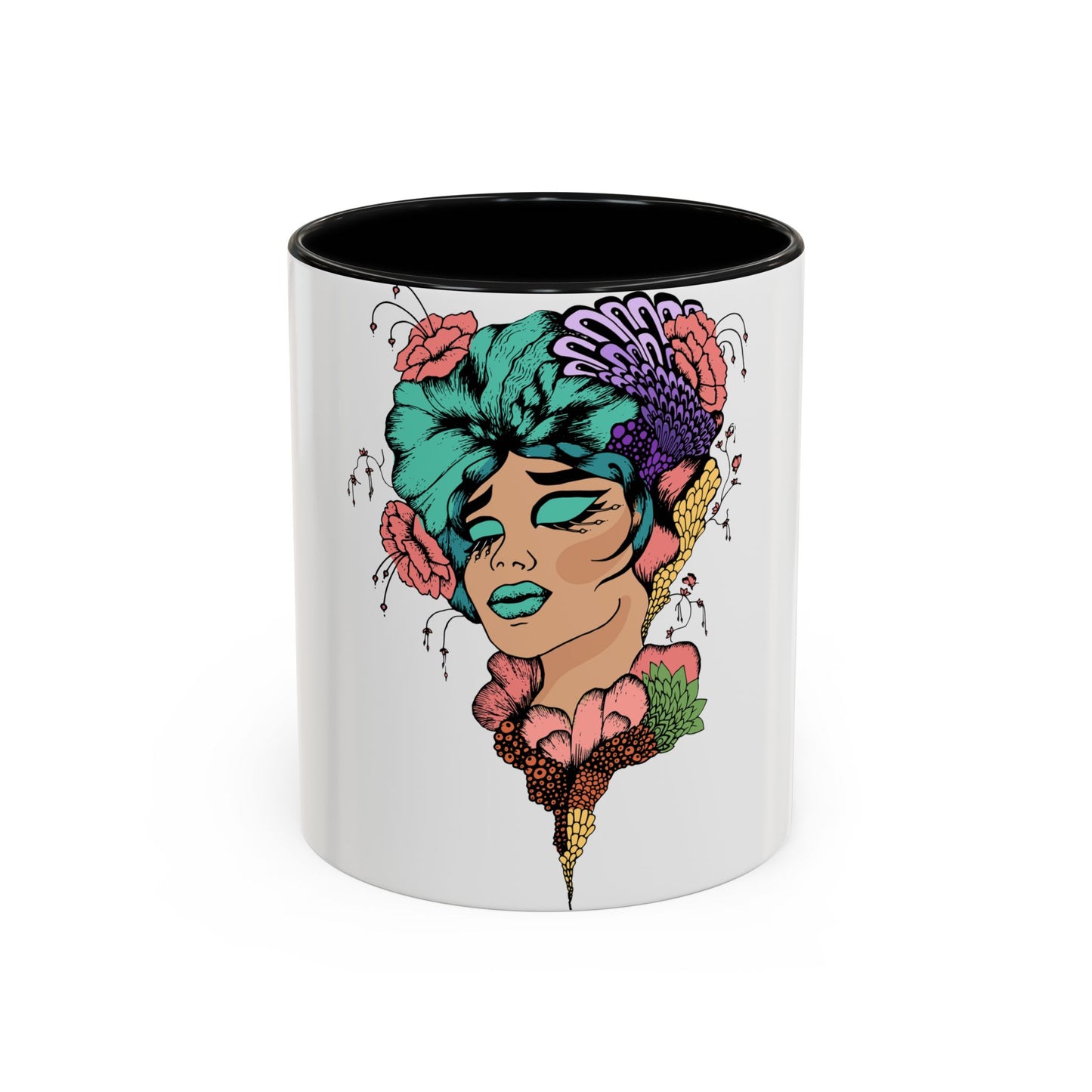 Two-Tone Accent Ceramic Mug | 11oz & 15oz | 9 Colors