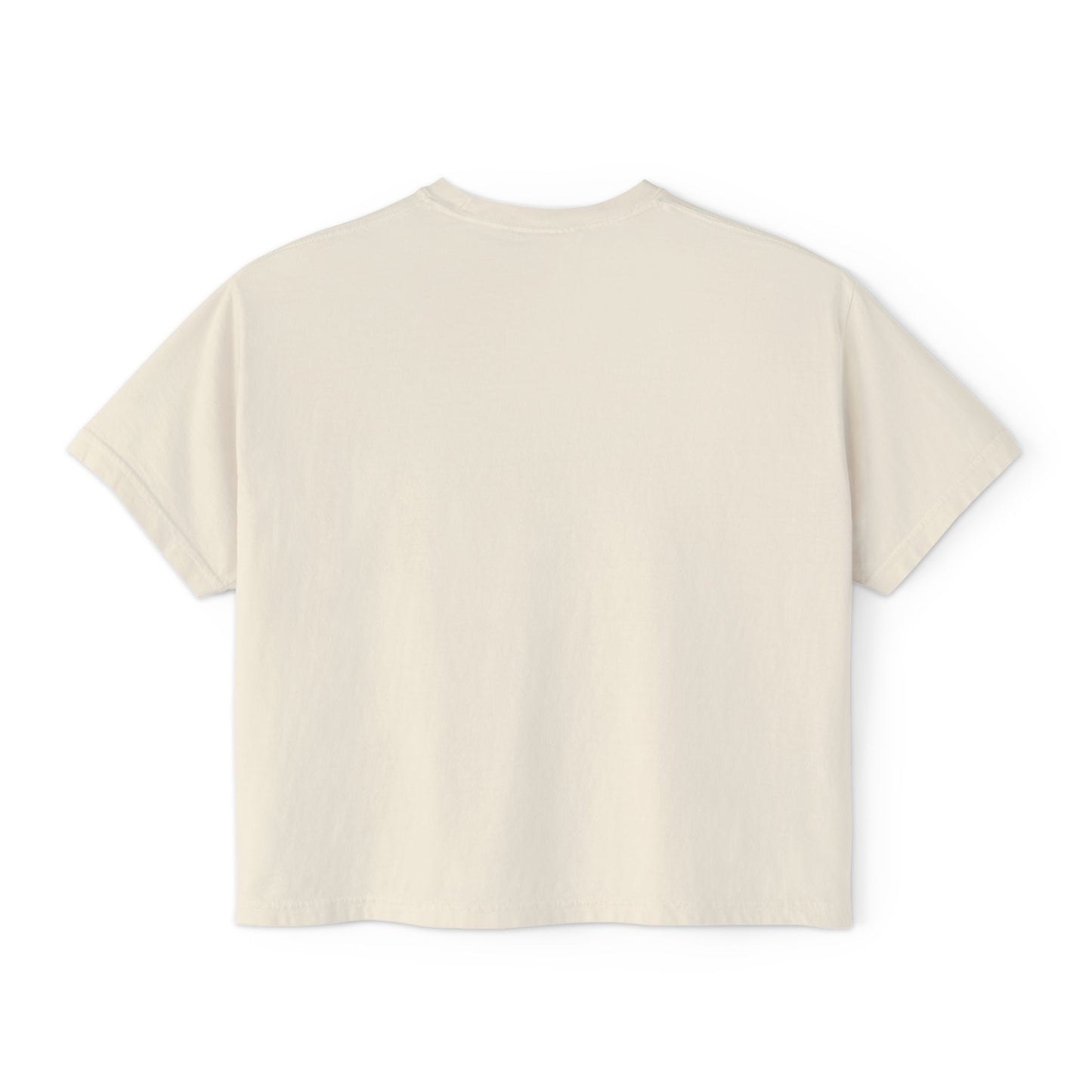 Cat-in-Toast Women's Boxy Tee — Cute Cartoon Black Cat Graphic