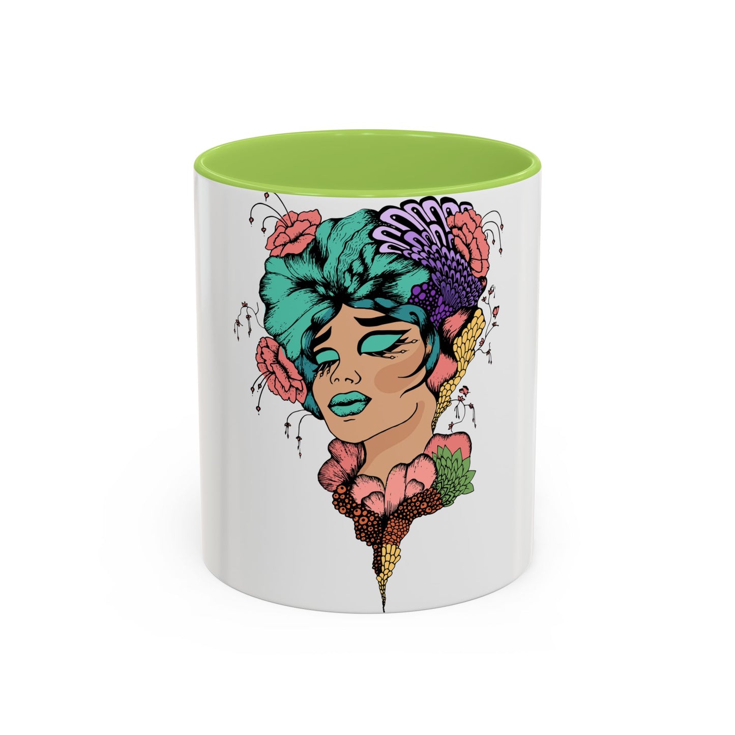 Two-Tone Accent Ceramic Mug | 11oz & 15oz | 9 Colors