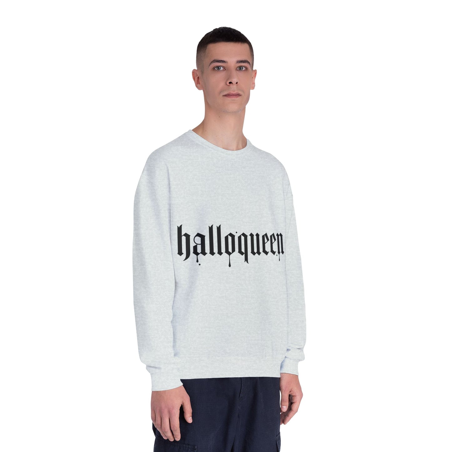 HalloQueen Gothic Crewneck Sweatshirt – Halloween Graphic Pullover