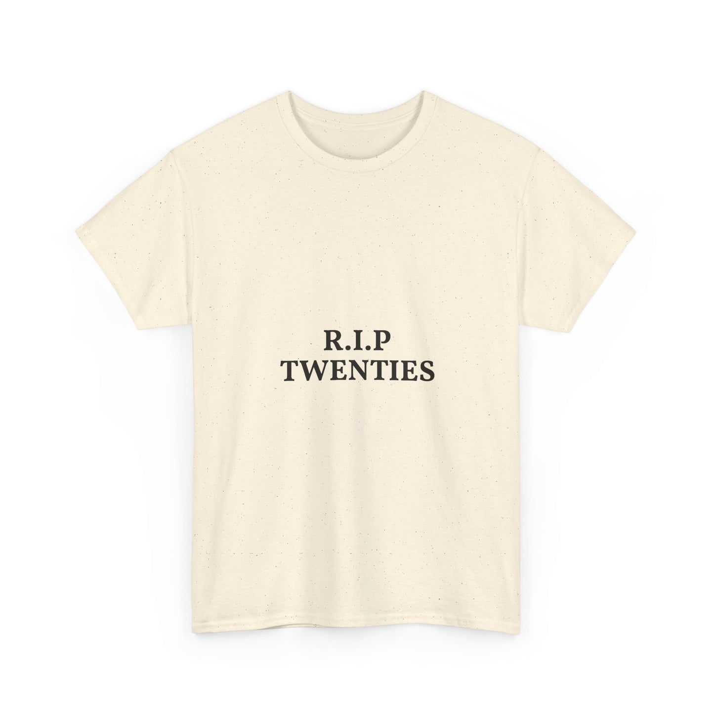 T-Shirt — R.I.P. Twenties Minimalist Retro Typography Tee