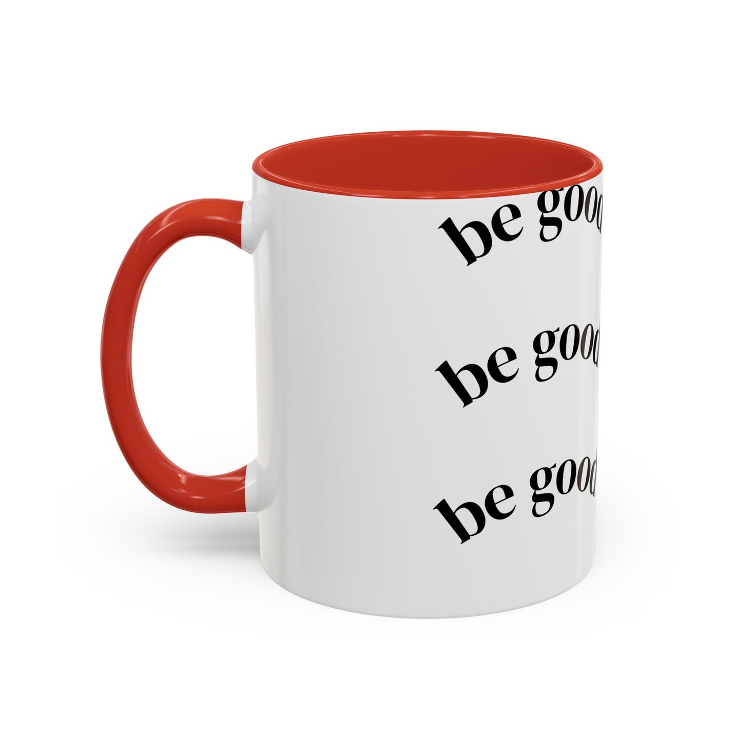 Do Good Pattern Accent Coffee Mug – Inspirational Black & White Ceramic Mug (11/15 oz)