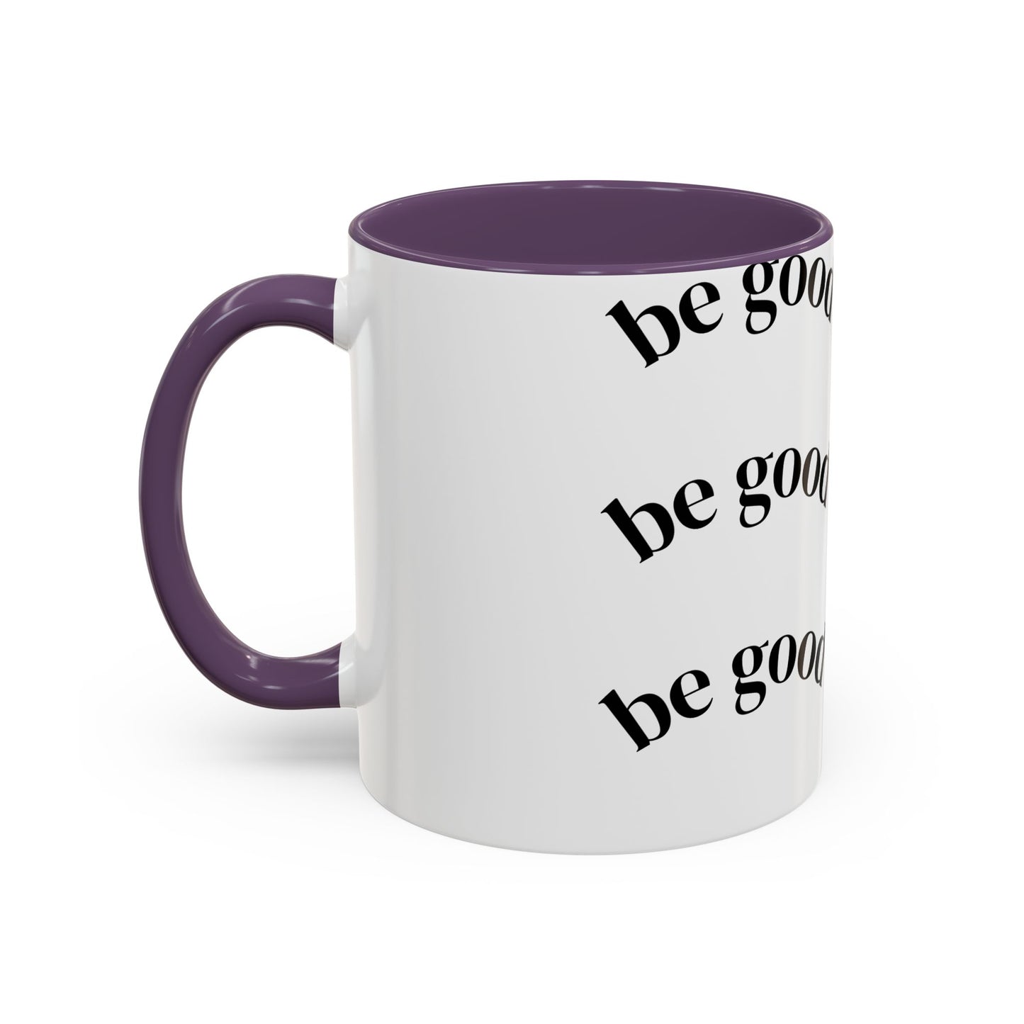 Do Good Pattern Accent Coffee Mug – Inspirational Black & White Ceramic Mug (11/15 oz)
