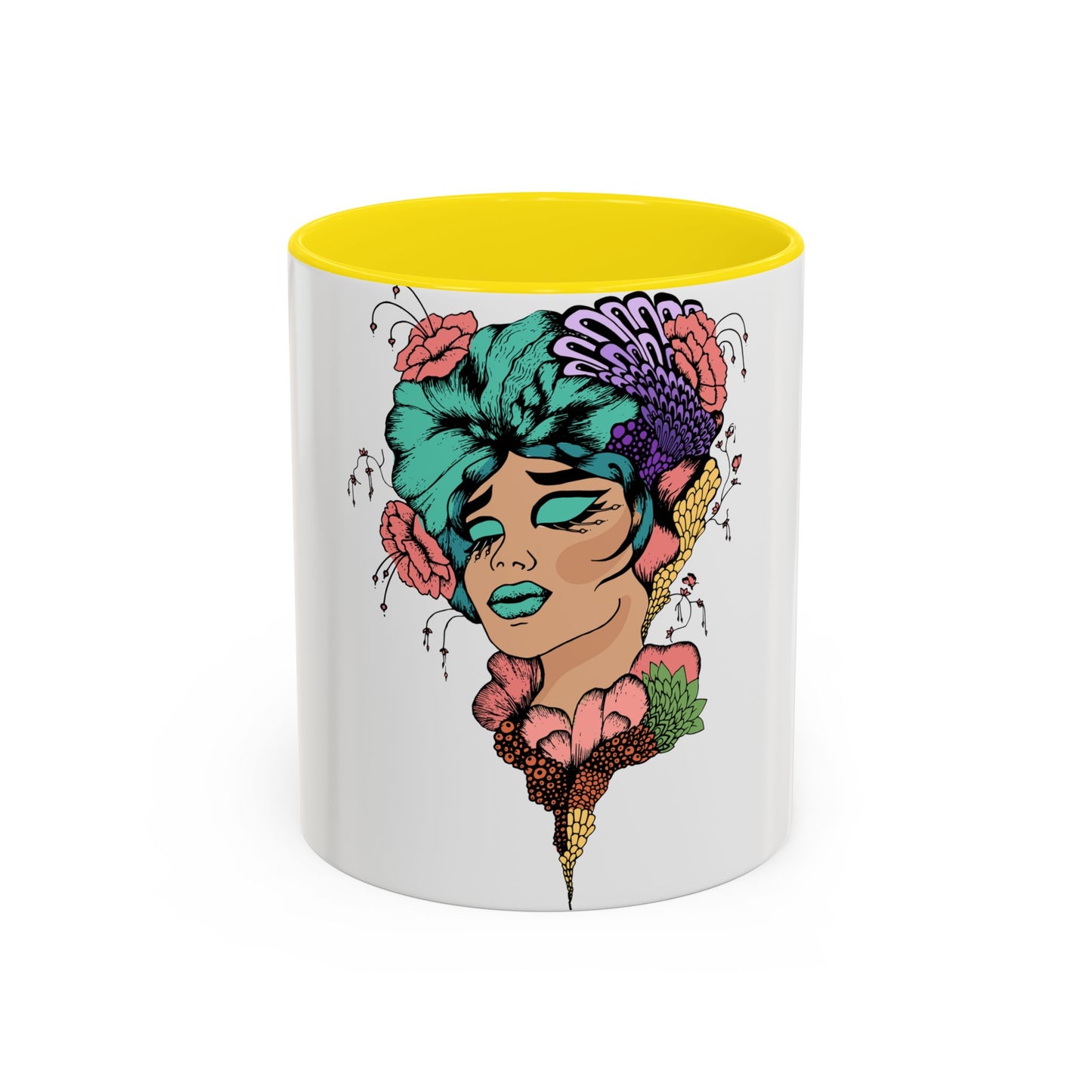 Two-Tone Accent Ceramic Mug | 11oz & 15oz | 9 Colors