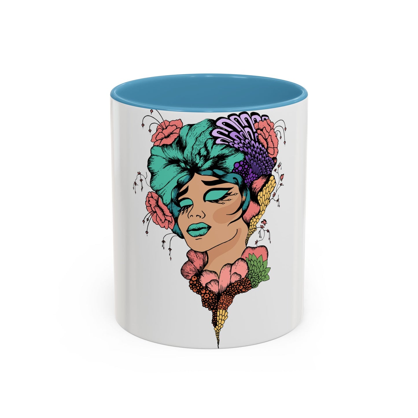 Two-Tone Accent Ceramic Mug | 11oz & 15oz | 9 Colors