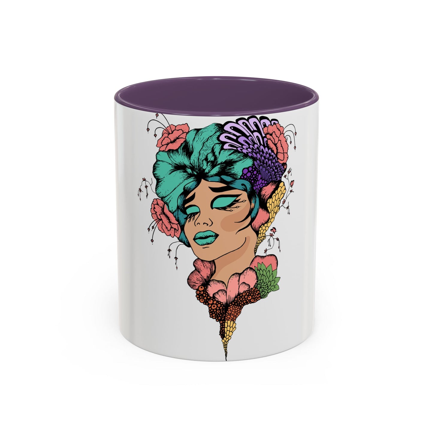 Two-Tone Accent Ceramic Mug | 11oz & 15oz | 9 Colors