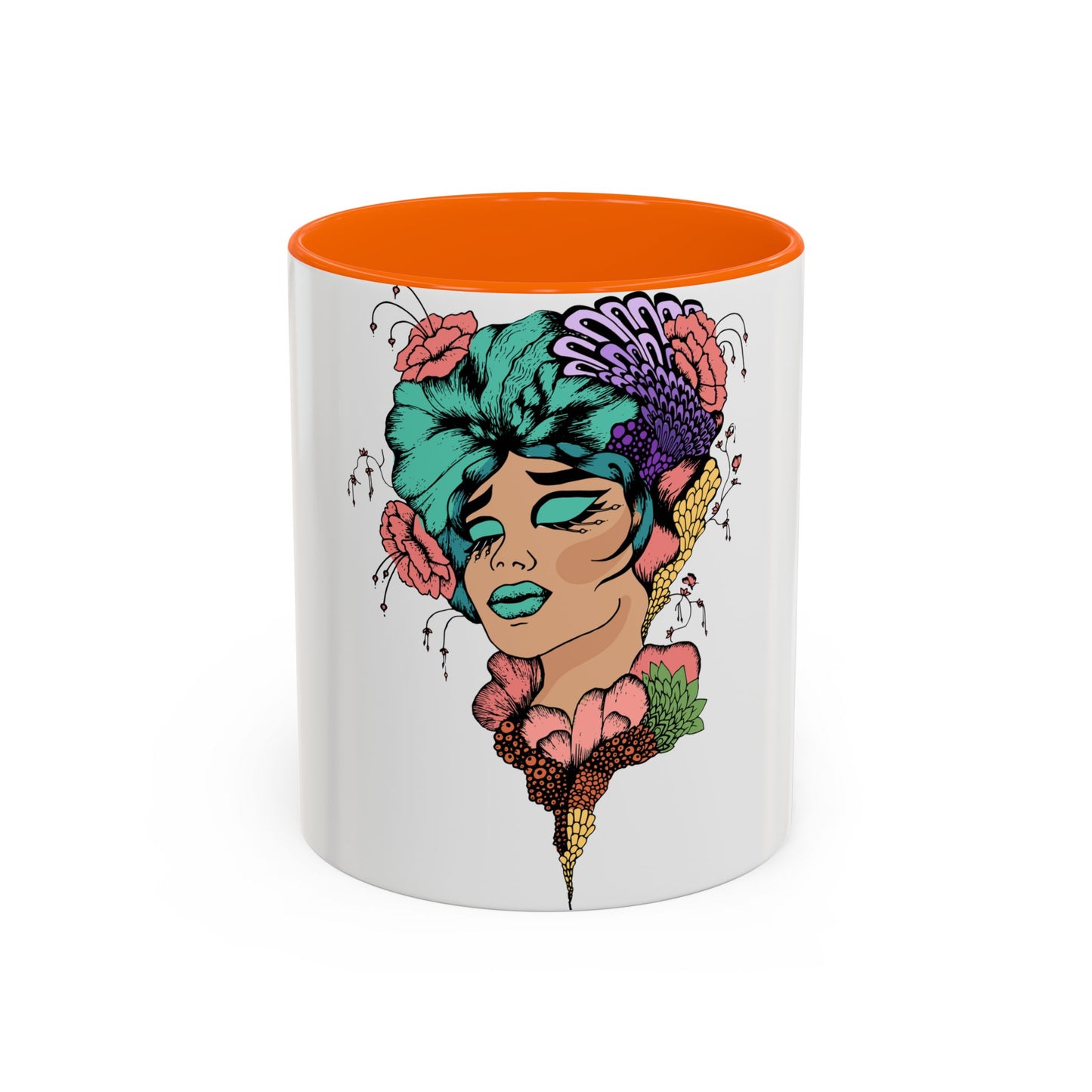Two-Tone Accent Ceramic Mug | 11oz & 15oz | 9 Colors
