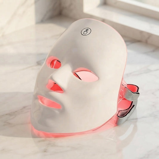 Rechargeable LED Photon Facial Mask – At-Home Light Therapy for Glowing Skin