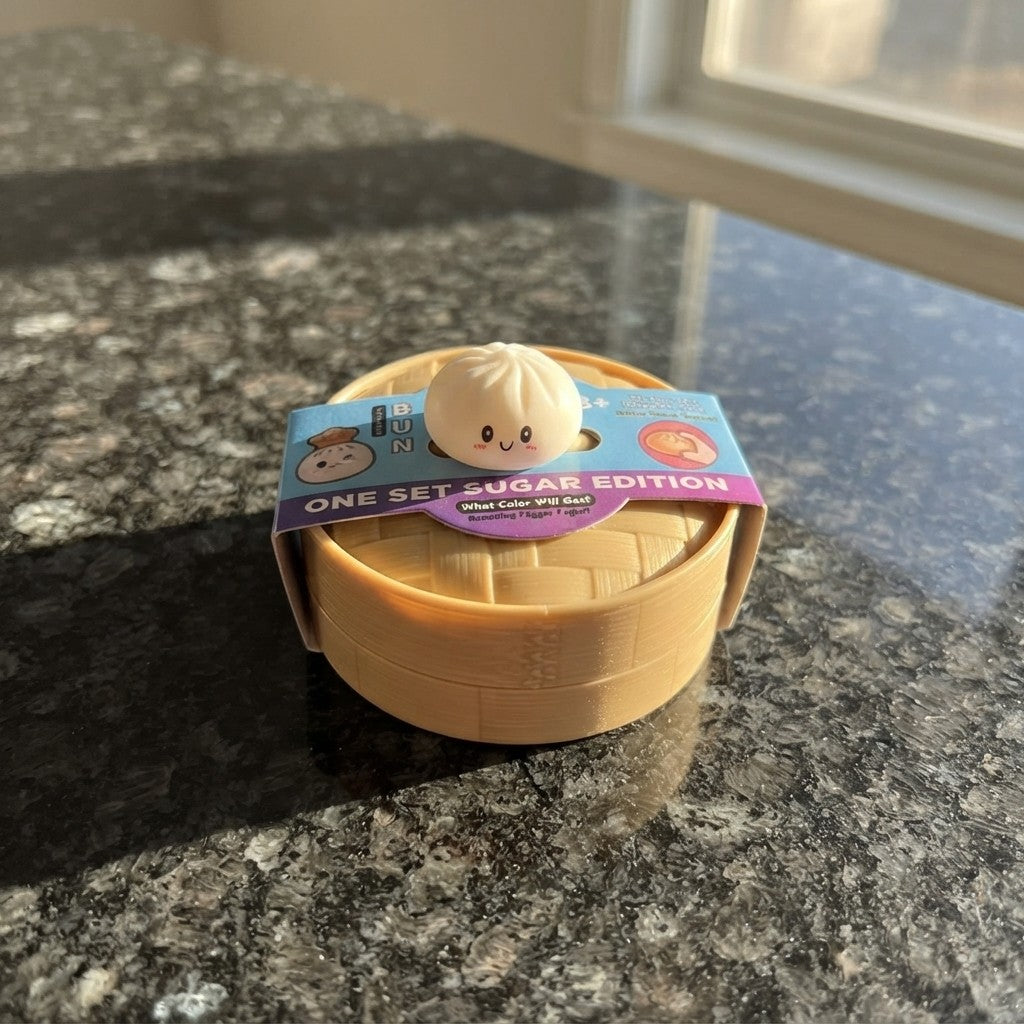 Dumpling Stress Relief Squishy Toy – Soft Sensory Fidget for Desk & On-the-Go