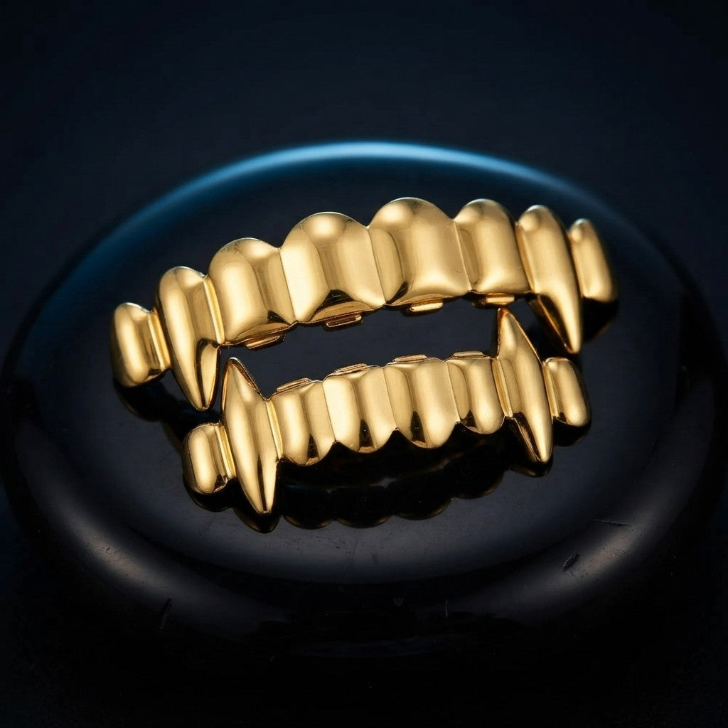 Glossy Vampire Teeth Grillz