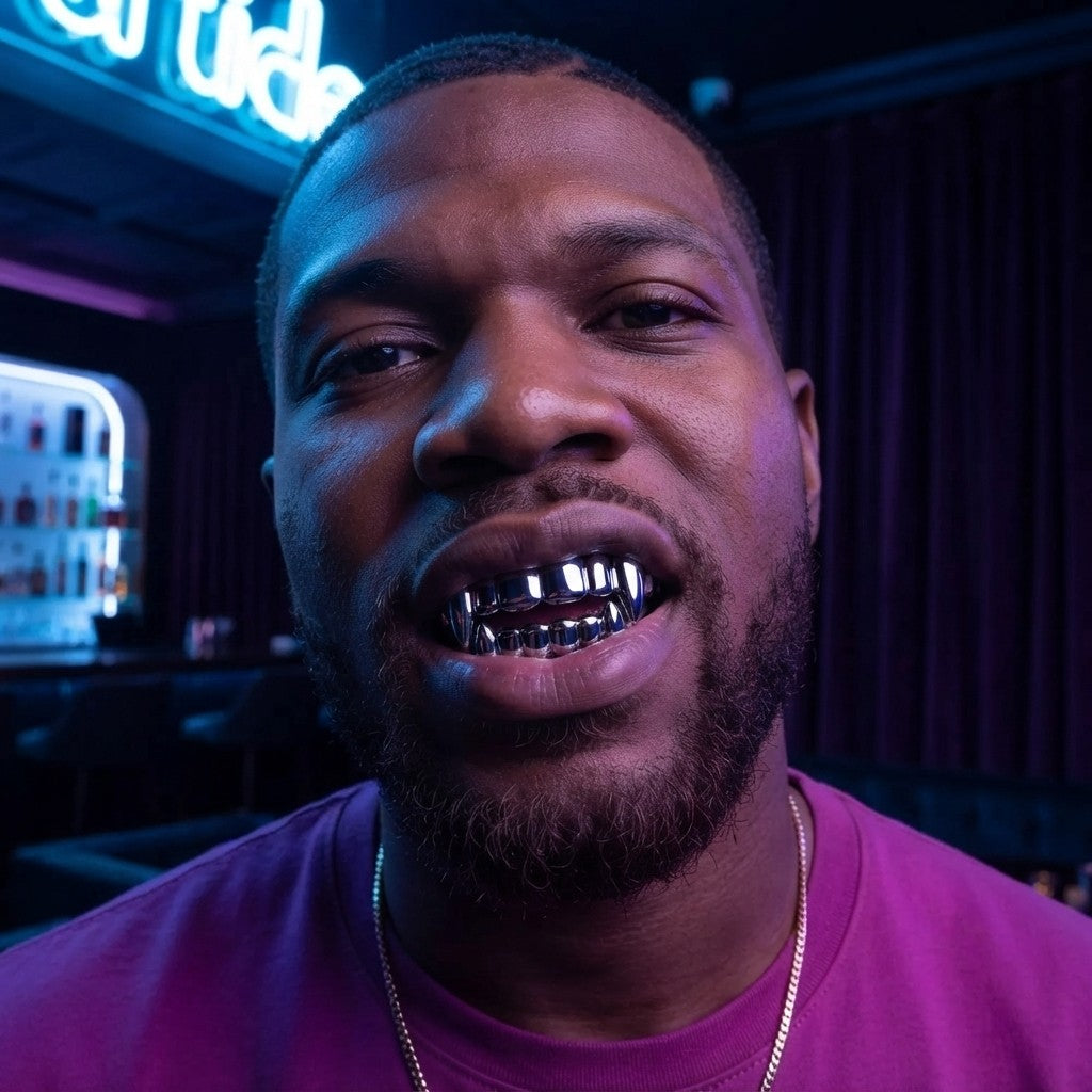 Glossy Vampire Teeth Grillz