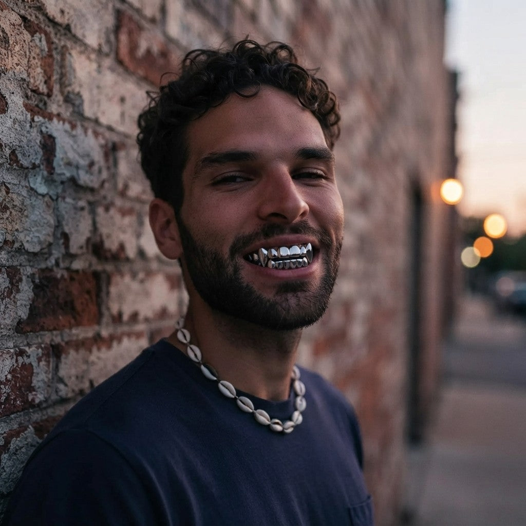 Glossy Vampire Teeth Grillz