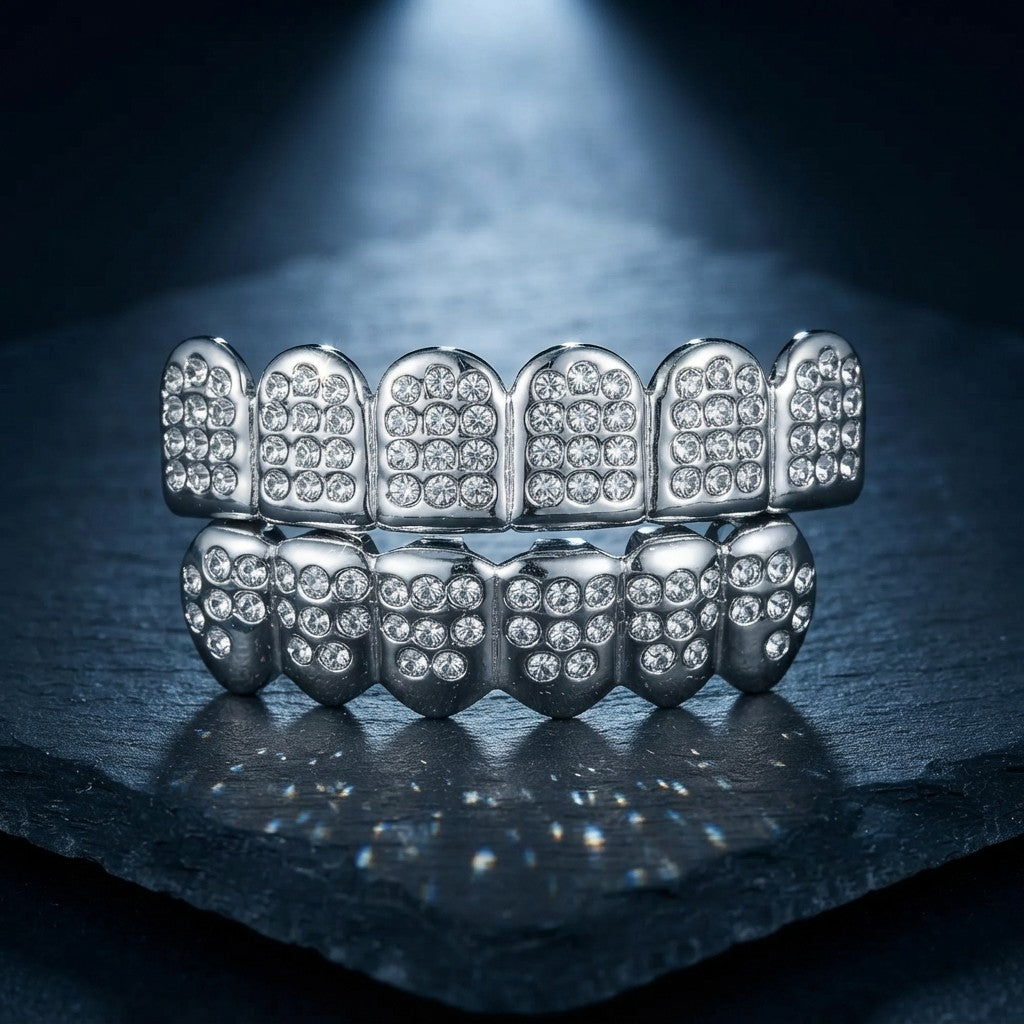Diamond Encrusted Hip Hop Grillz