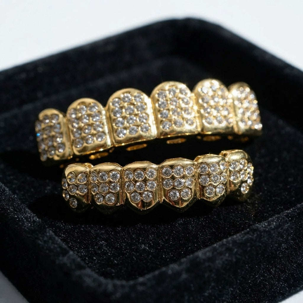 Diamond Encrusted Hip Hop Grillz