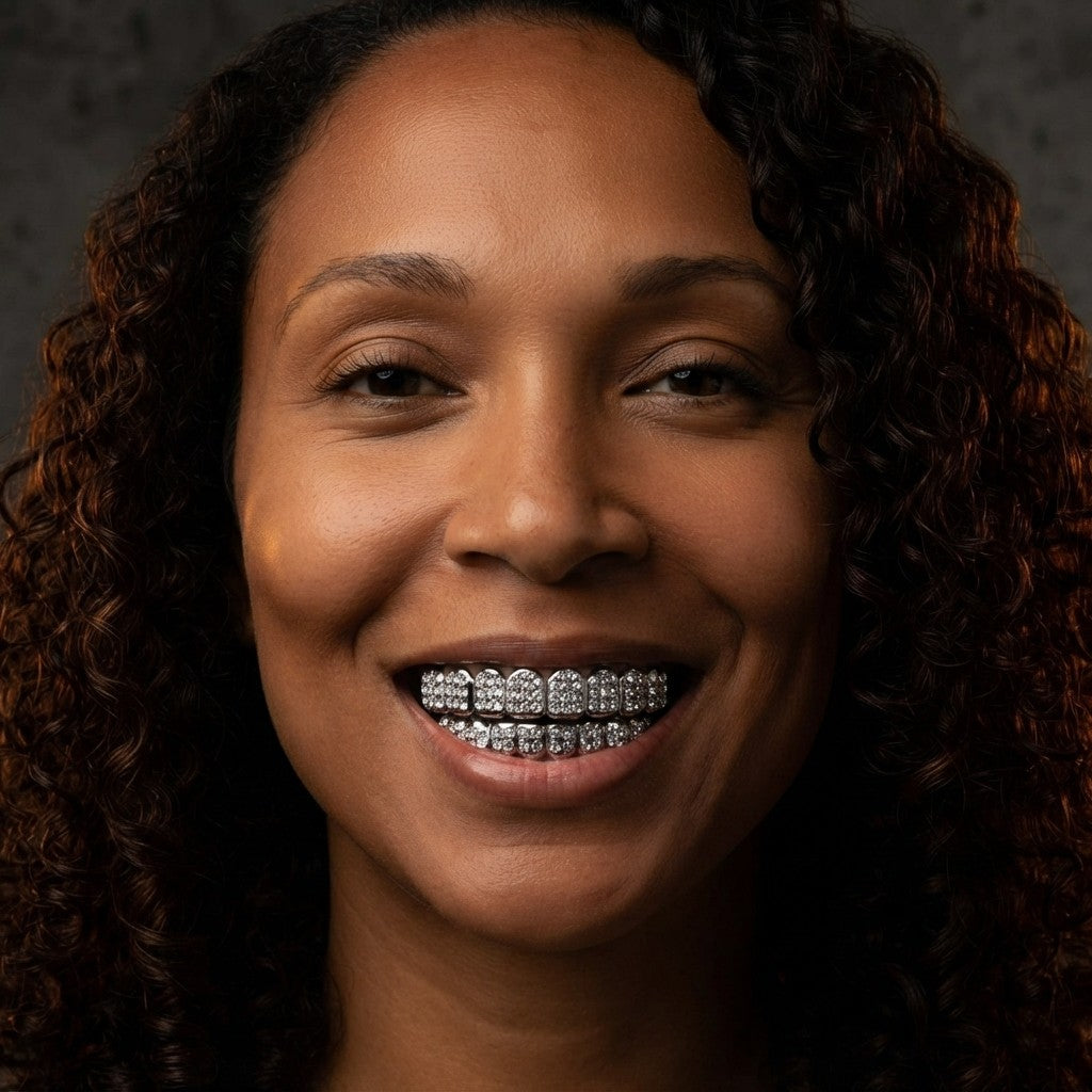 Diamond Encrusted Hip Hop Grillz